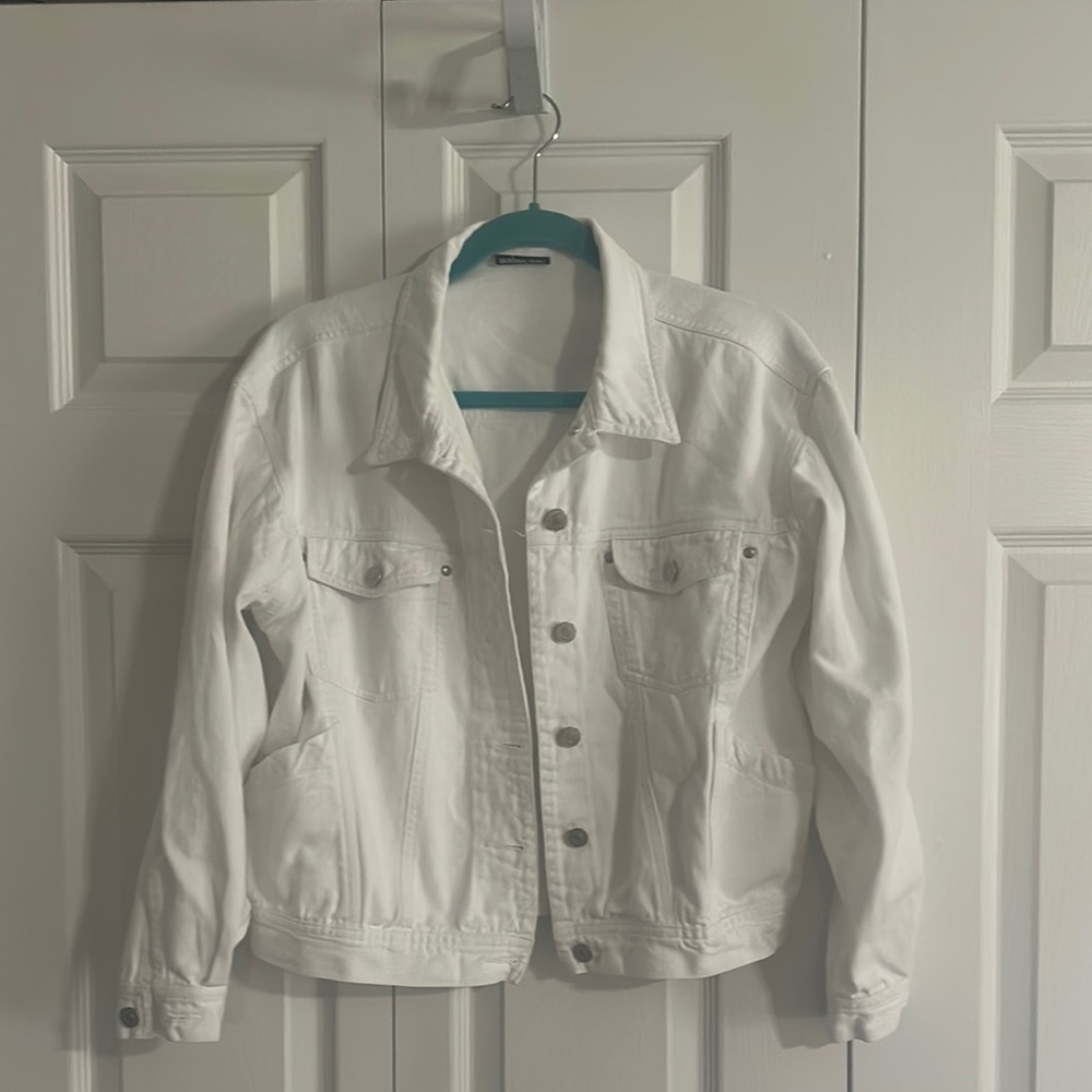 Newport News White Denim Jacket